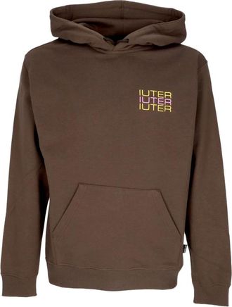 Iuter Schedel Rug Lichtgewicht Hoodie Bruin - Heren - Hoodies - Bruin - 2XL - Katoen - Hoodies & sweatvesten