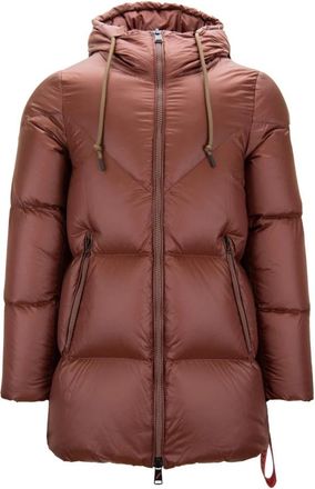 Afterlabel Korte donsjas met hoge kraag - Dames - Winterjassen - Rood - M - Jassen