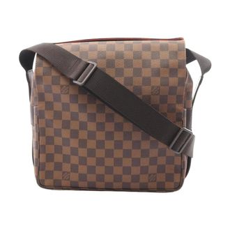 Louis Vuitton Pre-owned Cross Body Bags, female, Brown, Size: ONE SIZE Pre-owned Damier Ebene Canvas Messenger Bag