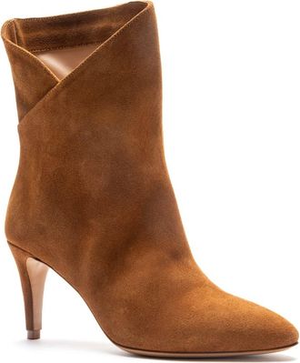 Bruno Magli Pistoia Bootie in Cognac Suede at Nordstrom Rack, Size 8.5