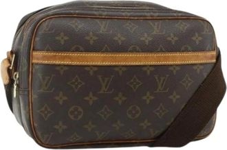 Louis Vuitton Pre-owned Cross Body Bags, male, Brown, Size: ONE SIZE Pre-owned Reporter Bag
