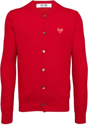 Comme Des Gar&ccedil;ons Rode Sweater Collectie - Dames - Vesten - Rood - XS - Truien & Vesten