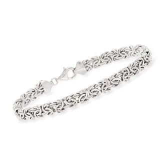 Ross-Simons Sterling Silver Byzantine Bracelet