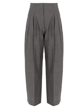 STUDIO NICHOLSON Lira High-Waisted Wool Carrot Pants