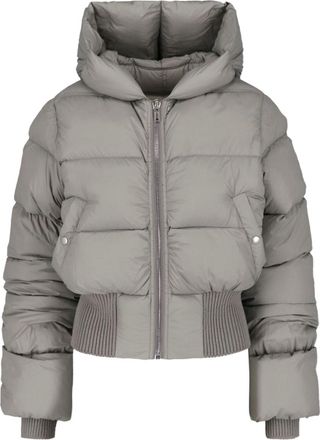 Rick Owens Piumino Cappuccio Cropped
