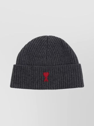 Ami ribbed wool beanie