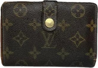 Louis Vuitton Pre-owned Wallets, female, Brown, Size: ONE SIZE Pre-owned Leather Wallet