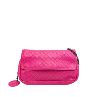 Bottega Veneta Pre-owned Cross Body Bags, female, Pink, Size: ONE SIZE Pre-owned Crossbody Bag