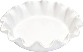 Emile Henry HR Ceramic 10-inch Ruffled Pie Dish