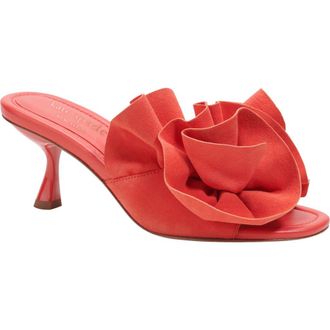 Kate Spade New York flourish flower accent sandal in Ponderosa Red at Nordstrom Rack, Size 7.5