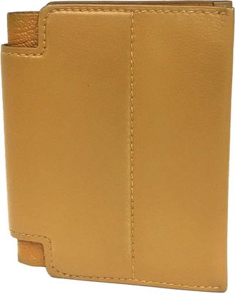 Hermès Camel Chevre Leather Wallet (Bi-Fold) (Pre-Owned)
