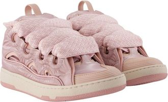 Lanvin Womens Curb Sneaker Pink Synthetic