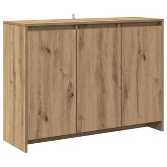Berkfield Home Sideboard Artisan Oak 102x33x75 cm Engineered Wood in Brown | Size: 102 x 33 x 75 cm