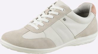 Jomos Schn&uuml;rschuh JOMOS, Damen, Gr. 36, champagner, Glattleder, Veloursleder, Schuhe Schn&uuml;rschuh