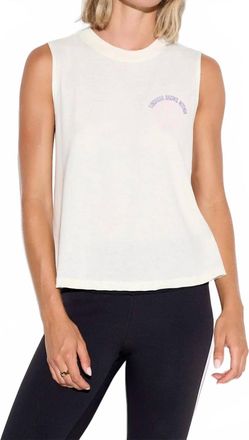 Spiritual Gangster Grows Within Vibe Tank Top In White