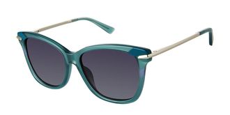 ANN TAYLOR ATP926 Polarized C03 Womens Sunglasses Green Size 52