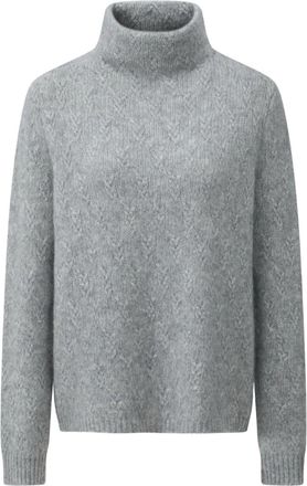 Lu Ren roll-neck long-sleeve sweater - Grey