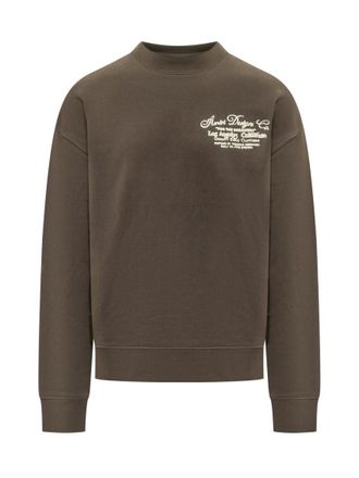 Amiri Brown Crew Neck Sweatshirt