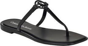 Calvin Klein Edhen Flip Flop in Black at Nordstrom Rack, Size 10