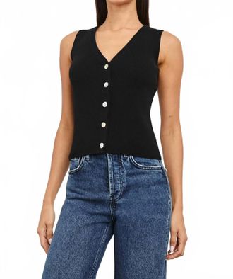 Rails Rosa Chic Vest In Black