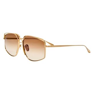 Linda Farrow Sunglasses, unisex, Yellow, Size: ONE SIZE LFL