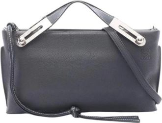 Loewe Pre-owned Handbag - unisex - Vintage Handtas - Grijs - ONE Size - Leer - Vintage