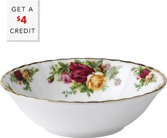 Royal Albert Old Country Roses Cereal Bowl With $4 Credit