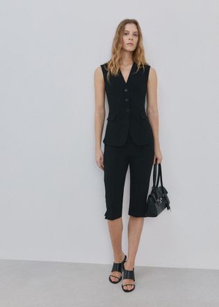 Mango Leggings biker nero - Donna - 38 - MANGO