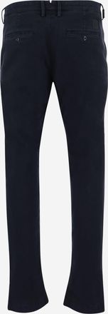 Jacob Cohen Mens Pants Stretch Cotton-Blend Navy Lyocell Trousers