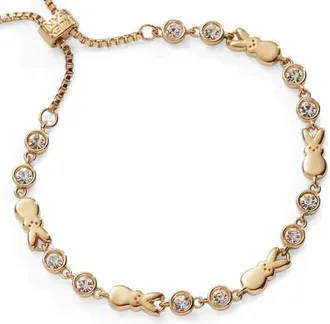 Alex and Ani Peeps Bunny Bolo Bracelet in Gold at Nordstrom