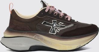 Premiata Sneaker Hill in nylon e pelle scamosciata con suola chunky
