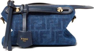 Fendi Handbags, female, Blue, Size: ONE SIZE By The Way Soft Mini