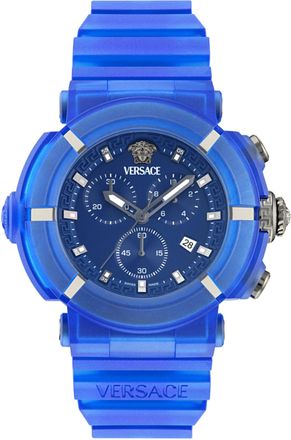 Versace Real Active Chrono Silicone Watch