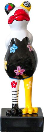 Schubiger M&ouml;bel Skulptur Froschm&auml;dchen mit Blumen