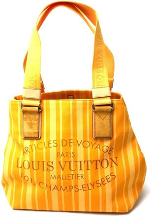 Louis Vuitton Jaune Passion Yellow Canvas Tote Bag (Pre-Owned)