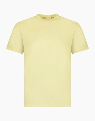 Burberry Mens Burberry Jenson Crew Neck Logo T-Shirt Yellow - Size: 38