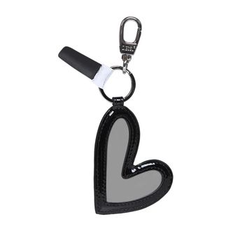 Diesel Accessoires, Dames, Zwart, ONE Size, Play Mirror Patent Sleutelhanger
