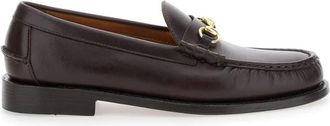 Sebago Bordeaux Platte Schoenen Joe Modena - Heren - Loafers - Rood - 41 EU - Leer - Schoenen
