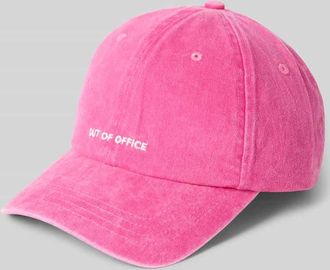 Jake*s Casual Basecap mit Statement-Stitching in Pink, Gr&ouml;&szlig;e 1