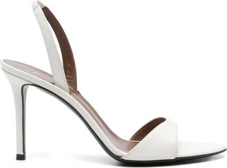 Giuseppe Zanotti Sandali in pelle 90mm - Bianco