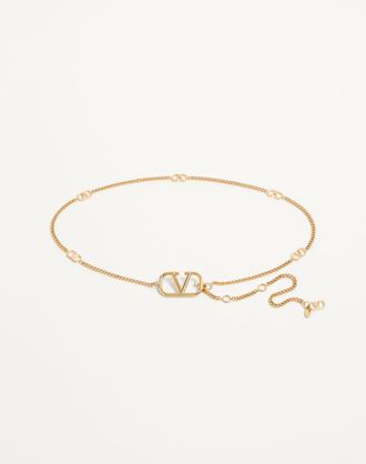 Valentino Garavani Cintura A Catena VLogo Signature Donna ORO L