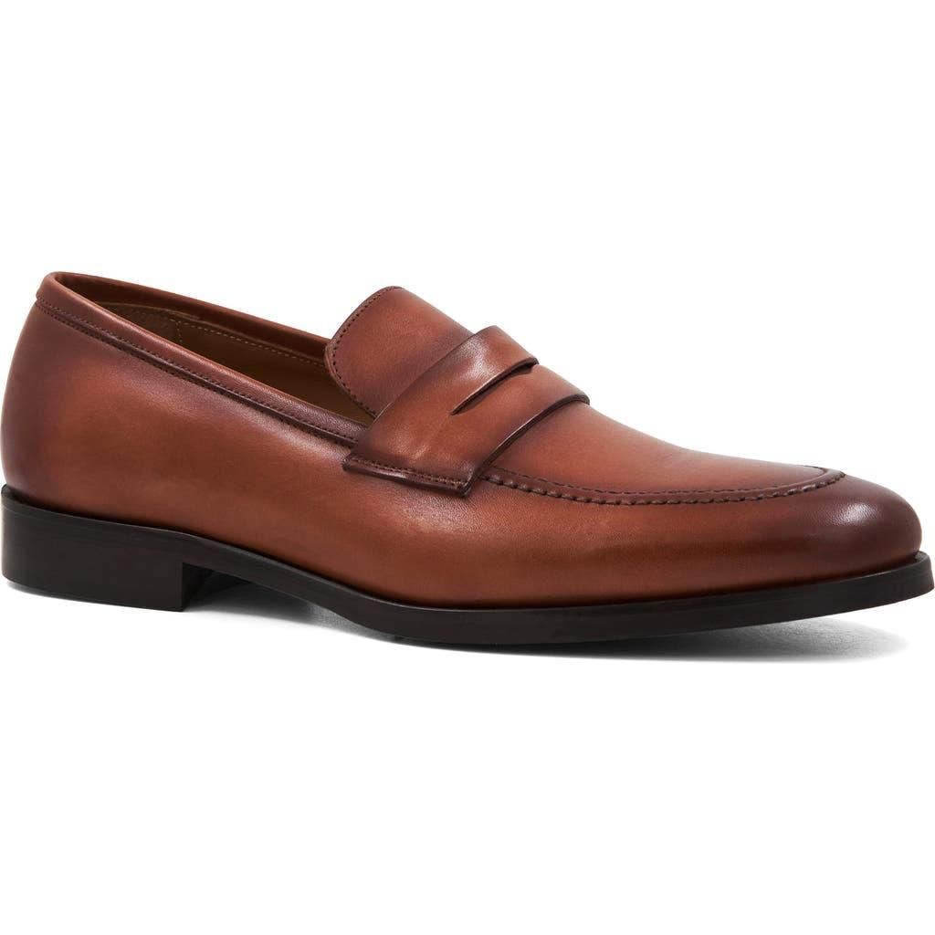 Bruno Magli Teramo Bit Driving Loafer in Taupe Suede at  display picture 2