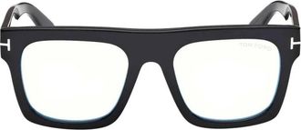 Tom Ford Fausto Optisch met Clip On - Heren - Brillen - Zwart - 53 MM - Accessoires