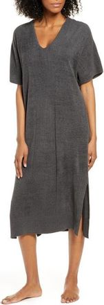 Barefoot Dreams Cozychic Ultra Lite Caftan in Carbon at Nordstrom