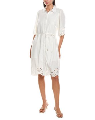 Nanette Lepore Linen-Blend Mini Dress