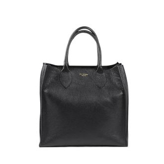 Dee Ocleppo Womens Holdall Tote Cervo Nero - Black Leather - One Size
