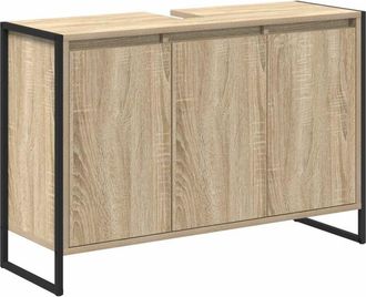 vidaXL Gabinete De Ba&ntilde;o Sonoma 90 X 30 X 60 Cm Madera Contrachapada Vidaxl