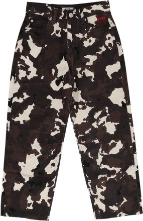 Msgm Gabardine Hose M&auml;dchen Pony