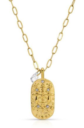 Kozakh Cielo Zodiac Pendant Necklace in Libra/Gold at Nordstrom