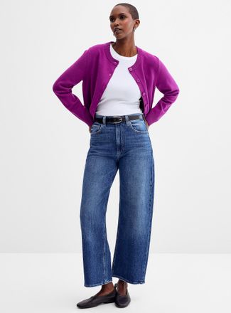 Paige Womens Arellia cropped jean Fit: Barrel leg, high rise